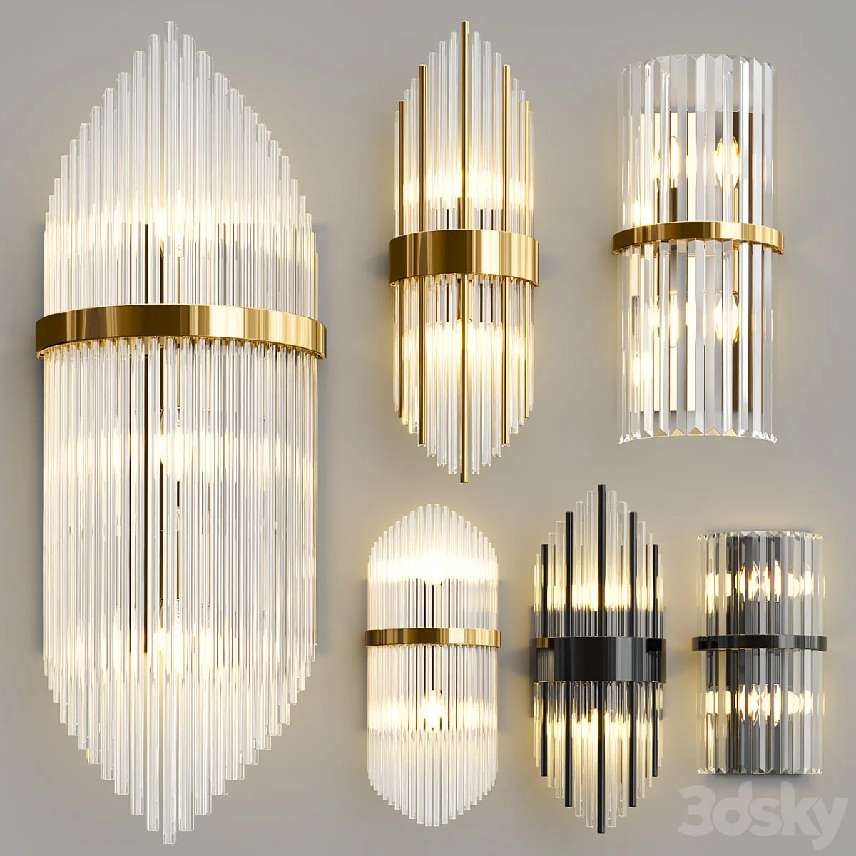 Glass Sconce Collection